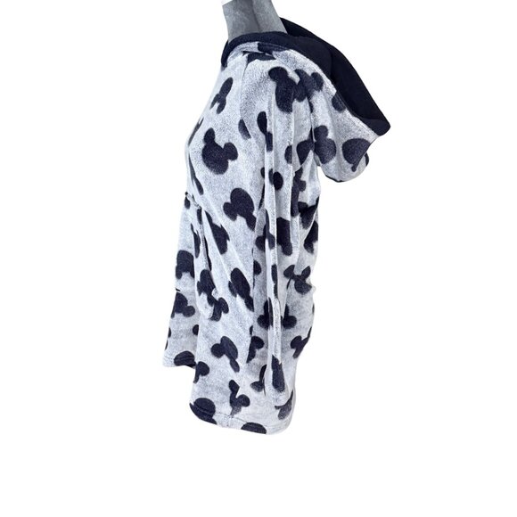 Disney Mickey Mouse Hooded Pullover Blanket Sweatshirt With Kangaroo Pocket XS F - Picture 4 of 6